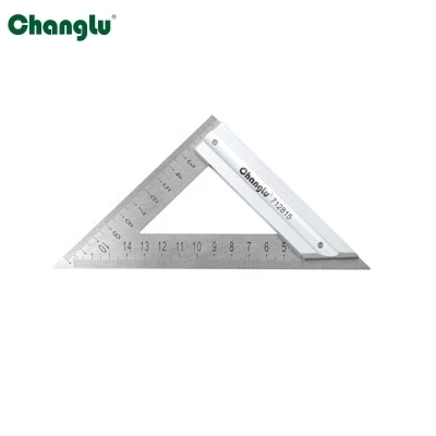 Regla triangular d'acer inoxidable